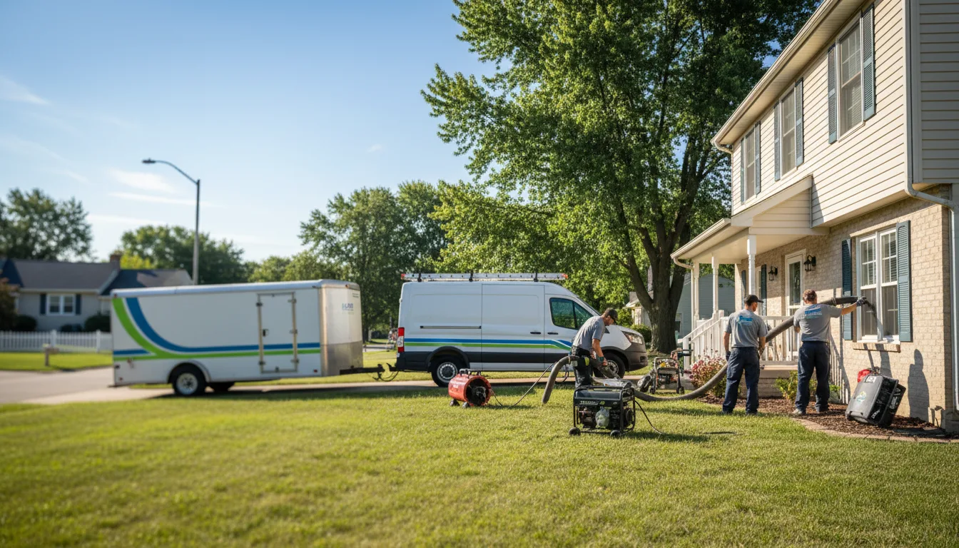 Flooded Basement Restoration And Cleanup With Repair in Bellwood, IL near me